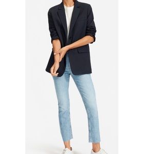 Everlane “The Kick Crop Jean” in light blue wash